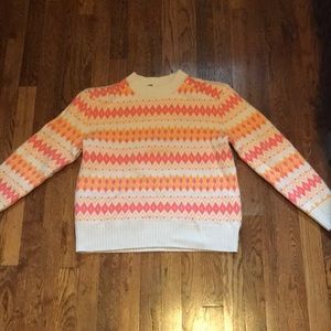 J Crew Fair Isle Sweater size Small- 100% cashmere - new with tag